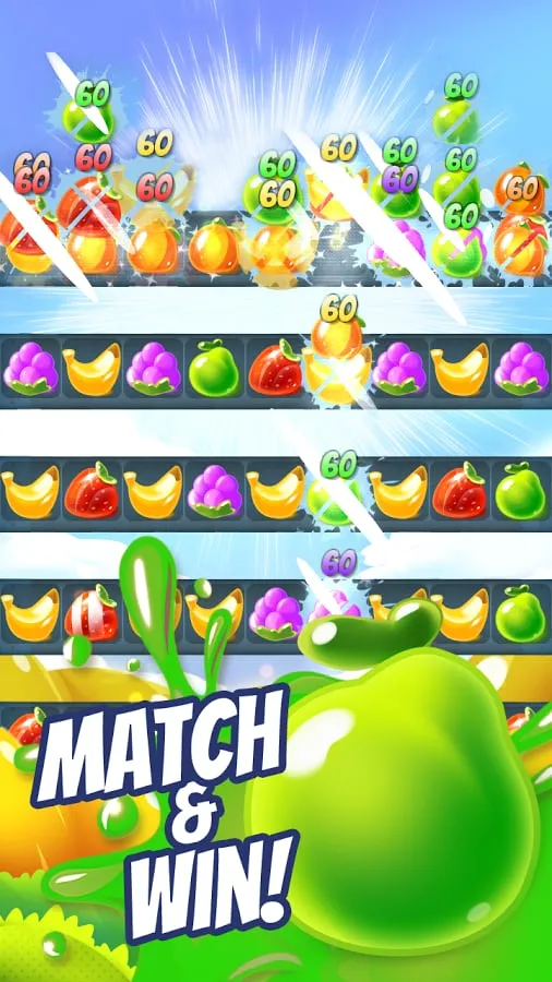 Juice Fruit Pop: Match 3