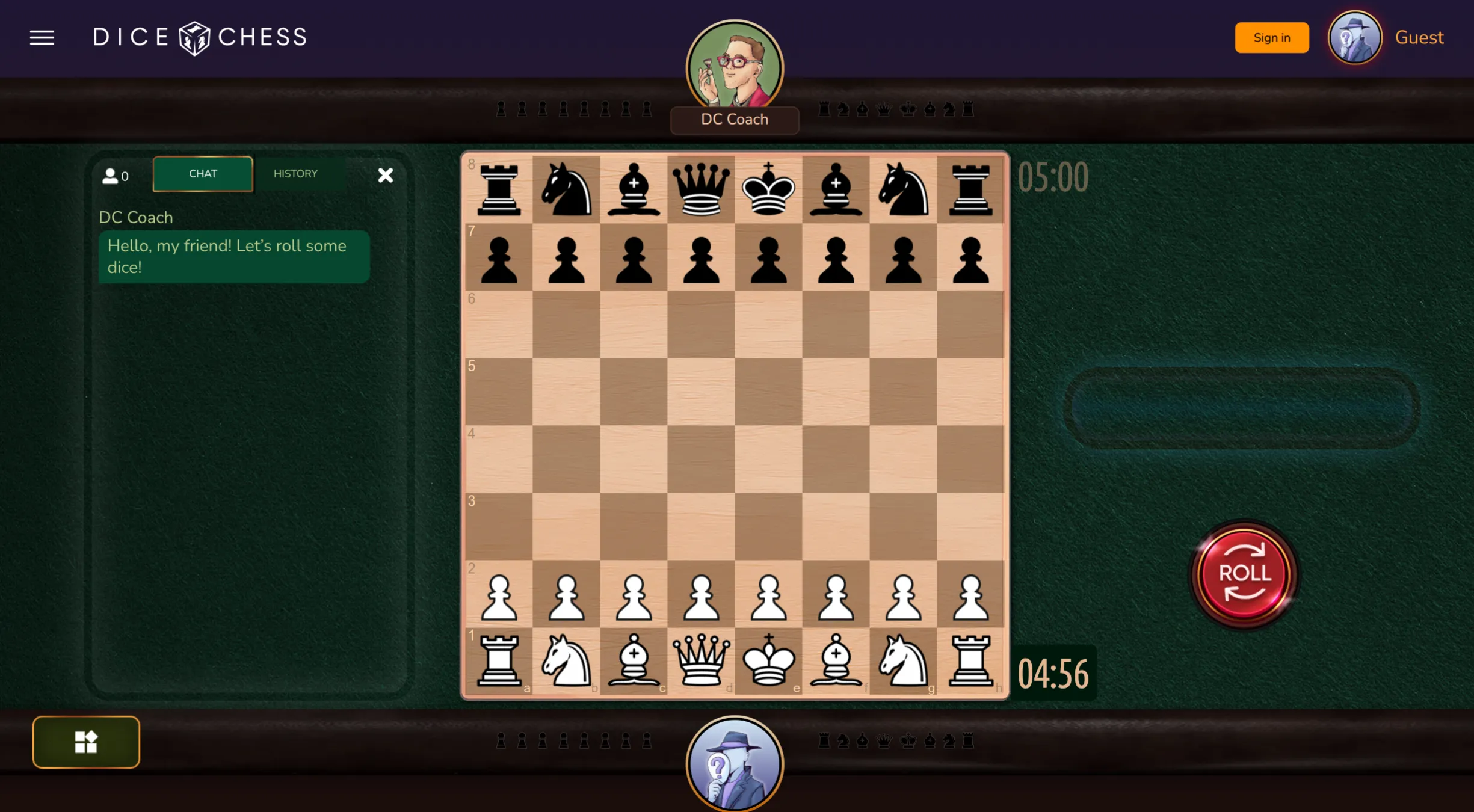 Dice Chess