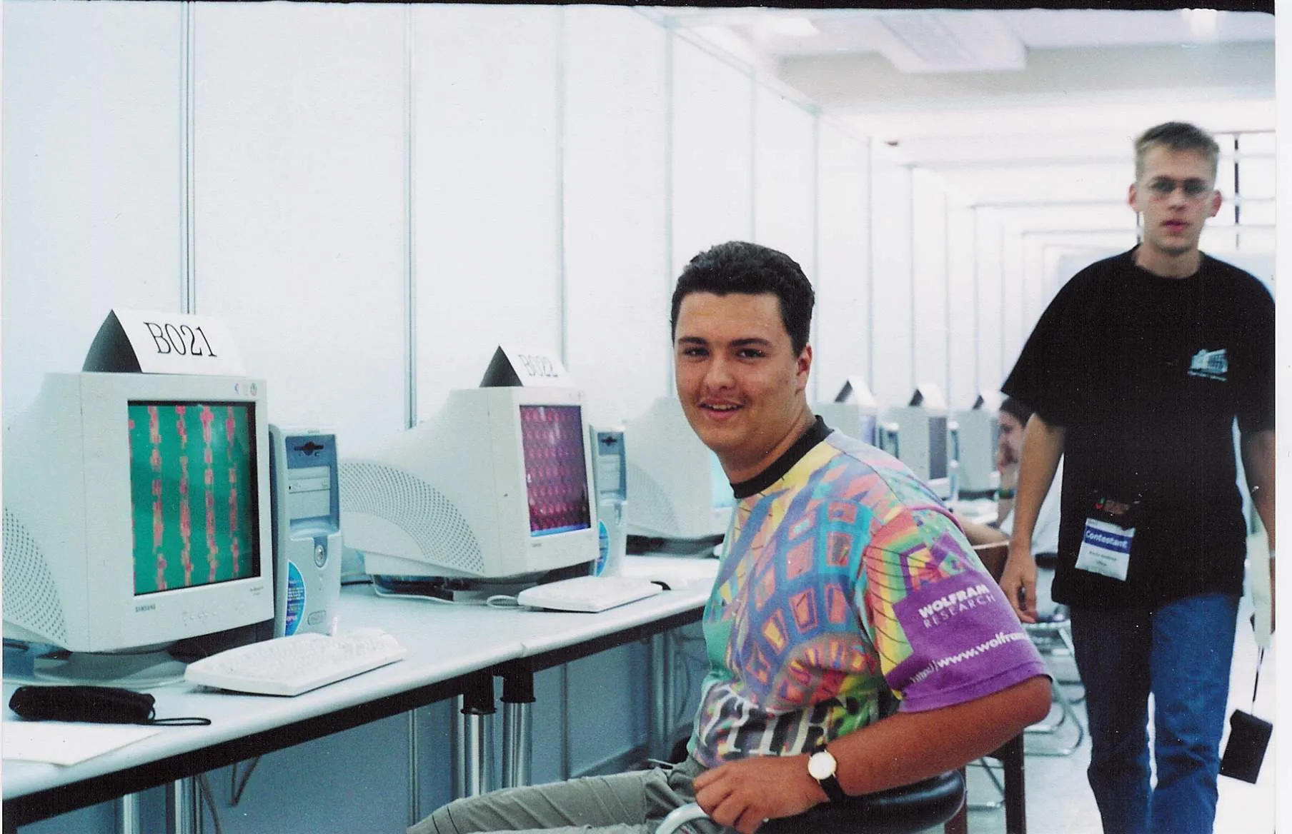 The IOI 2002 contest hall