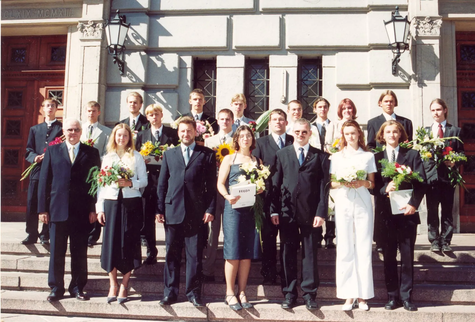 Поздравление мэра Риги, 2002
